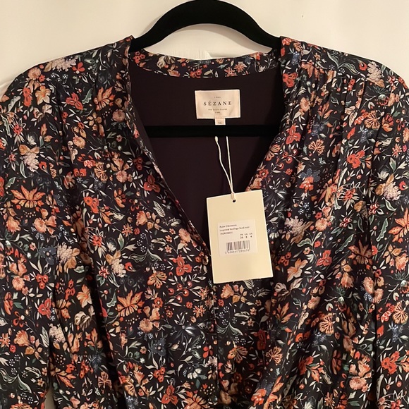 Exquisite Sezane Clemence bottom down midi dress-NWT- size 4 - Picture 3 of 10
